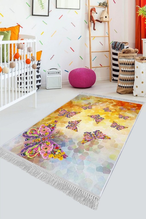 Covor, ELS638, 120x180 cm, Catifea, Multicolor