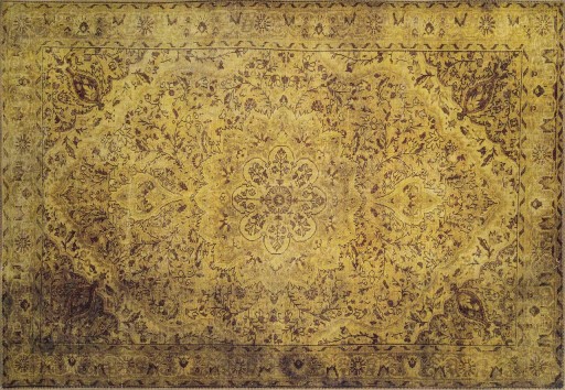 Covor de hol, Yellow AL 24 , 75x150 cm, Poliester , Multicolor