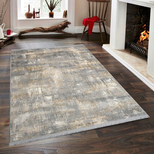 Covor de hol, Notta 1107 , 100x150 cm, 60% polipropilena/40% poliester, Gri / Bej / Crem