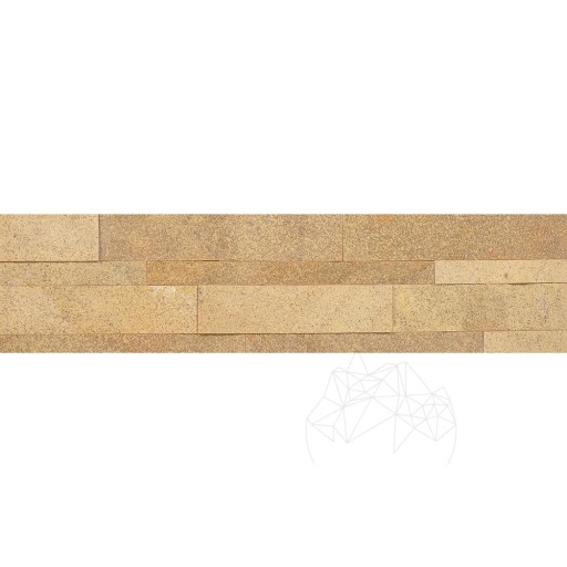 Panel Sandstone Flexibil SKIN - Sandy Yellow, 60 x 15 cm (cu 3M pe spate)