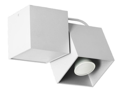 Lampa de tavan Lampex, Kraft 1 White, GU10, 40W