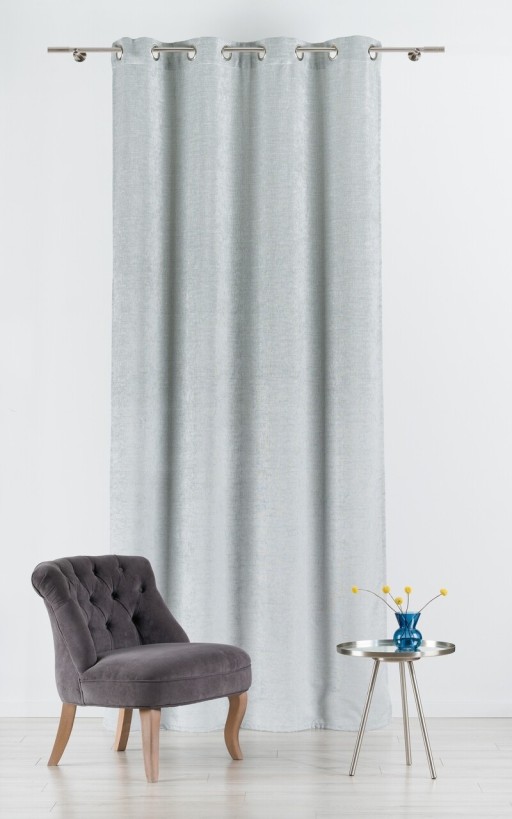 Draperie Mendola Interior, Vento, 140x260 cm, poliester, gri/vernil