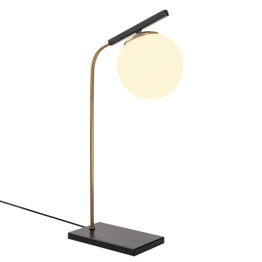 Lampa de masa, Opviq, Yildiz - 4021, 26x55 cm, E27, 100 W, negru antic