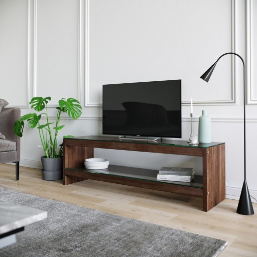 Comoda TV Neostill TV300, 140 x 40 x 45 cm, walnut