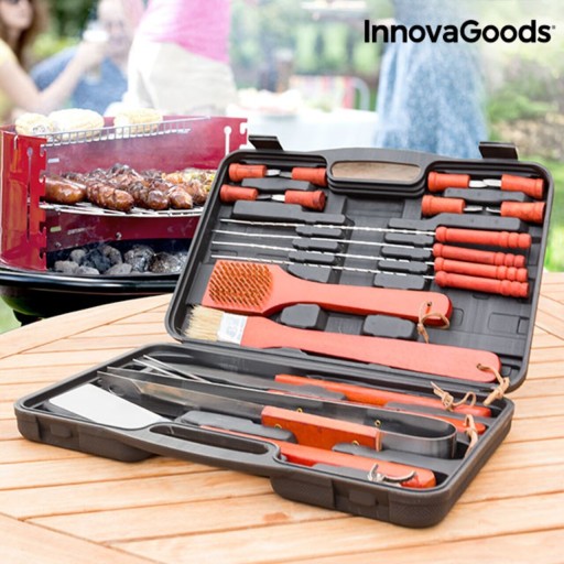 Servieta pentru gratare InnovaGoods, 18 piese, 40x27x6 cm