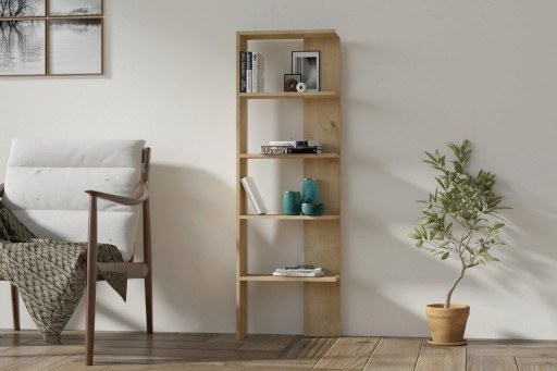 Corp biblioteca, Asse Home, Eze, 51x160x21 cm, Stejar