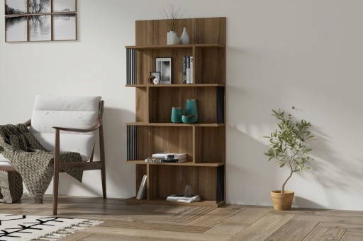 Corp biblioteca, Asse Home, Alex, 80x160x21.8 cm, Maro