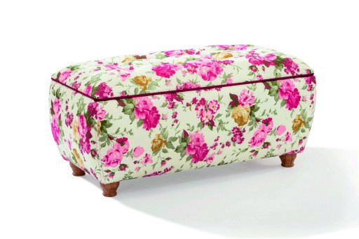 Bancheta, Çilek, Summer Storage Ottoman, 100x50x50 cm, Multicolor