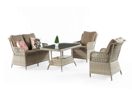 Set mobilier de gradina, Divona, Cenova, Cappuccino