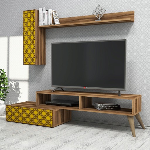 Comoda TV, Hommy Craft, Planet, Nuc / Galben