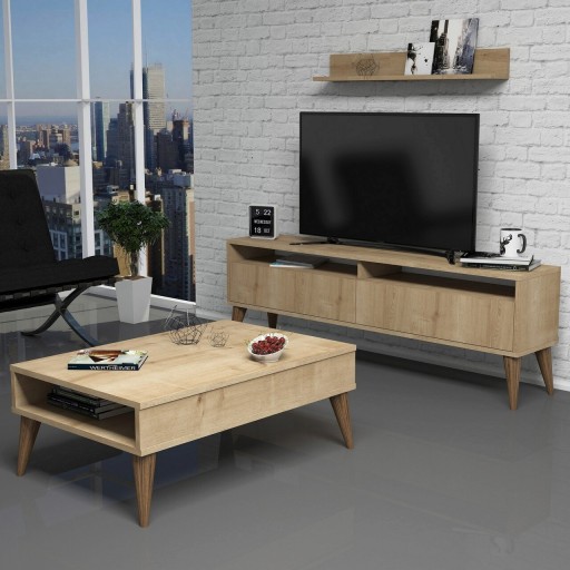 Set mobilier living, Hommy Craft, Best, Stejar