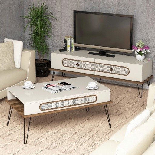 Set mobilier living, Hommy Craft, Ekol, Crem