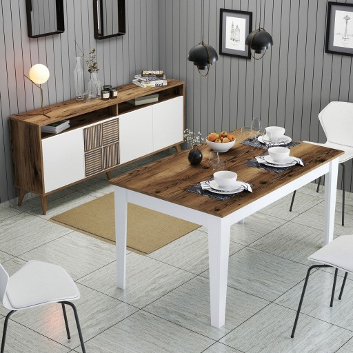 Set mobilier living, Hommy Craft, Milan 528, Nuc/Alb