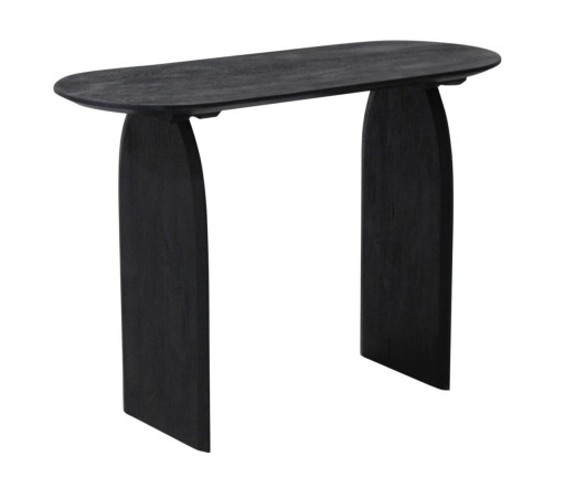 Consola Monterrey, Bizzotto, 110 x 45 x 76 cm, lemn de mango, negru