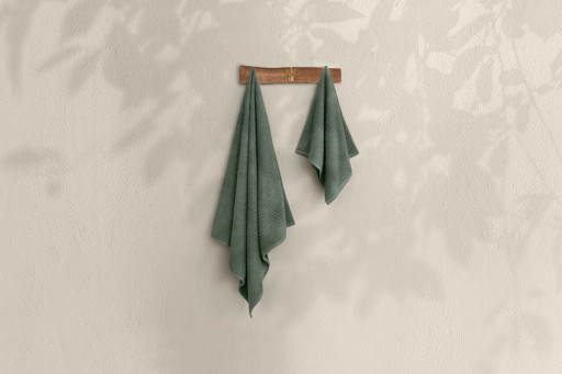 Set prosoape de baie 2 piese, Elliott, 1034A-071-2, Bumbac, Verde