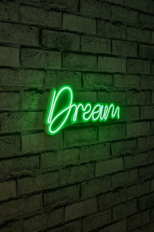 Decoratiune luminoasa LED, Dream, Benzi flexibile de neon, DC 12 V, Verde