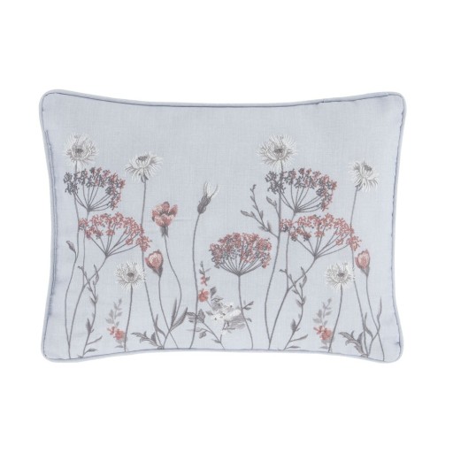 Perna Catherine Lansfield Meadowsweet Floral, 30 x 40 cm, roz - gri