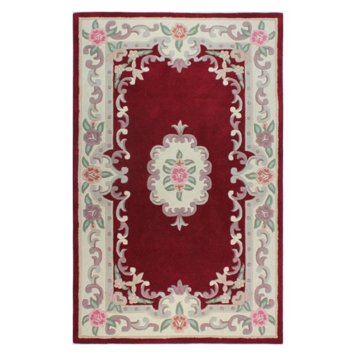 Covor din lână Flair Rugs Aubusson, 75 x 150 cm, roșu