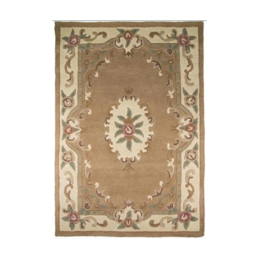 Covor din lână Flair Rugs Aubusson, 75 x 150 cm, bej