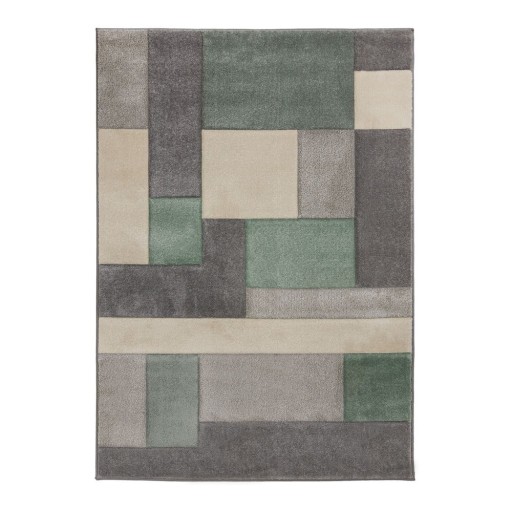 Covor Flair Rugs Cosmos, 160 x 230 cm, verde - gri