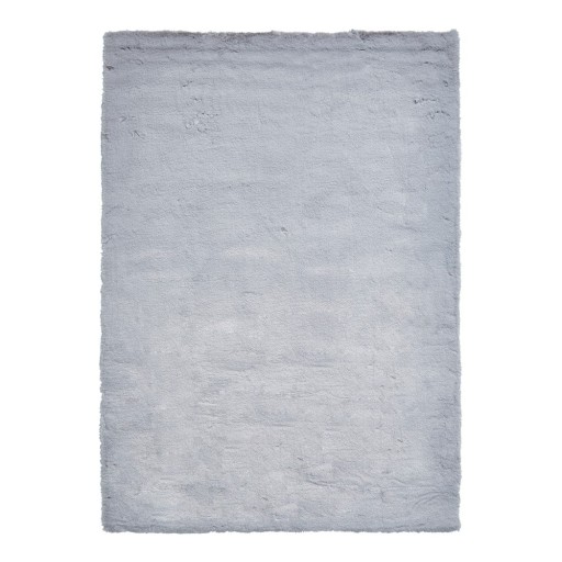 Covor Think Rugs Teddy, 80 x 150 cm, gri argintiu