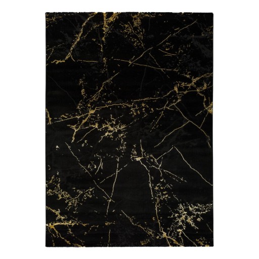 Covor Universal Gold Marble, 80 x 150 cm, negru