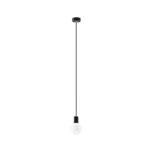 Lustră Nice Lamps Bombilla Black, negru