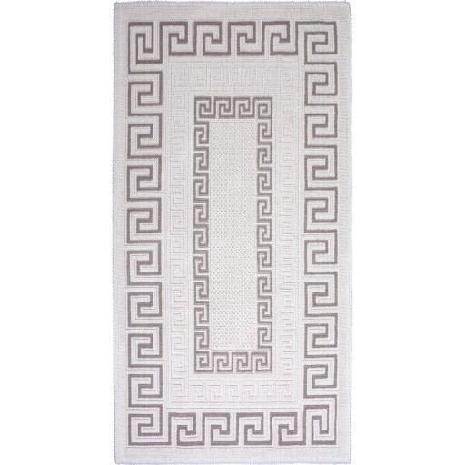 Covor din bumbac Vitaus Versace, 80 x 150 cm, taupe