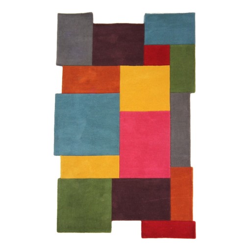 Covor din lână colorat Flair Rugs Collage, 150 x 240 cm