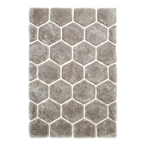 Covor Think Rugs Noble House, 120 x 170 cm, gri-alb