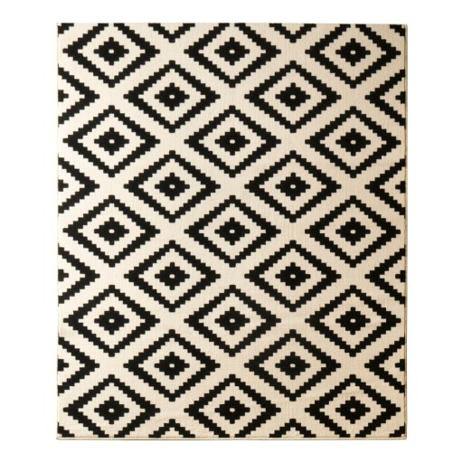 Covor Hanse Home Hamla Diamond, 80x150 cm, crem-negru