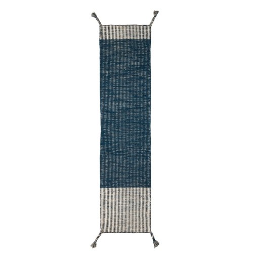 Covor din lână Flair Rugs Anu, 60 x 200 cm, albastru