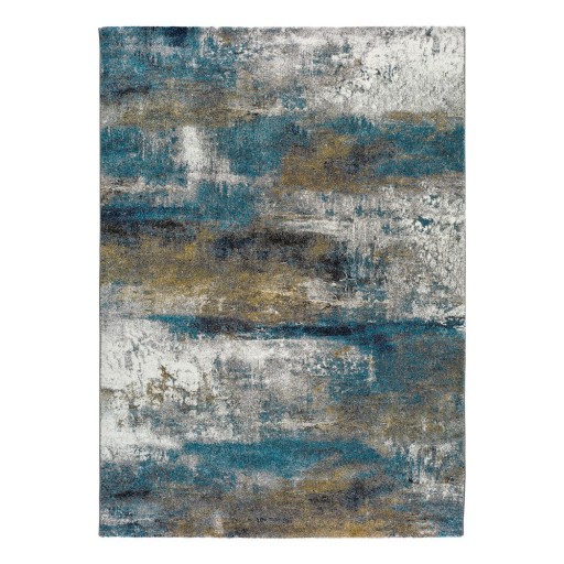 Covor Universal Kalia Abstract, 160 x 230 cm, albastru