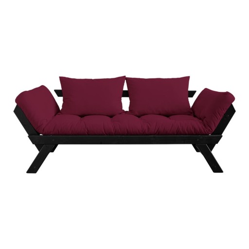 Canapea variabilă Karup Design Bebop Black/Bordeaux