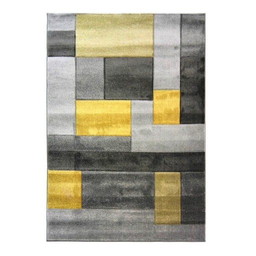 Covor Flair Rugs Cosmos, 80 x 150 cm, gri - galben