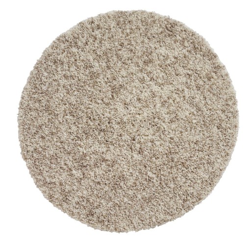 Covor Think Rugs Vista, ø 133 cm, crem