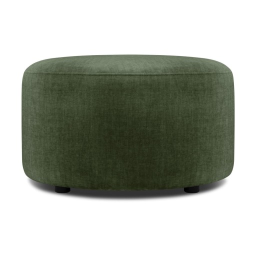 Puf din catifea Mazzini Sofas Debbie, ø 68 cm, verde