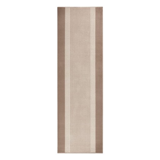 Covor tip traversă Hanse Home Basic, 80x200 cm, bej-maro