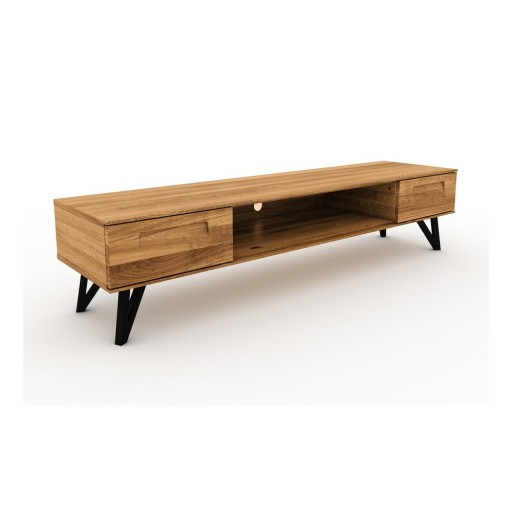 Masă TV din stejar 182x42 cm Golo - The Beds