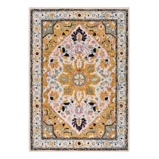 Covor din lână galbenă 170x120 cm Dahlia - Flair Rugs