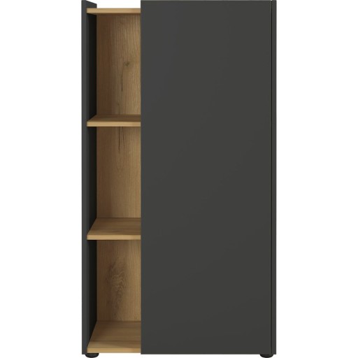 Bibliotecă gri închis cu aspect de stejar 62x115 cm Austin - Germania