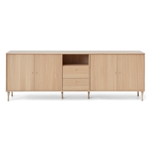 Comodă joasă cu sertare în decor stejar 220x76 cm Mistral - Hammel Furniture