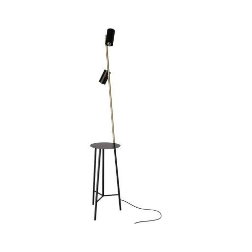 Lampadar negru/auriu (înălțime 164 cm) Perret – Candellux Lighting