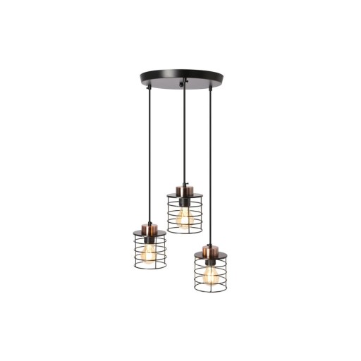 Lustră neagră din metal Glob – Candellux Lighting