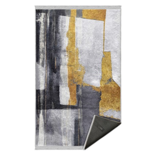 Covor galben/albastru închis lavabil 160x230 cm Unique – Mila Home