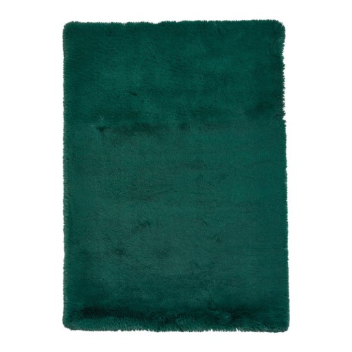 Covor Think Rugs Super Teddy, 150 x 230 cm, verde smarald