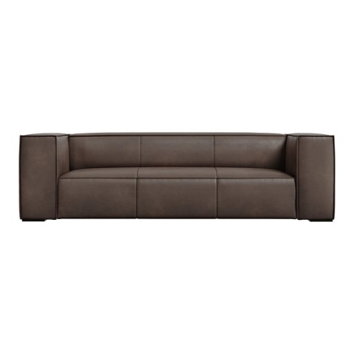 Canapea maro cu tapițerie din piele 227 cm Madame – Windsor & Co Sofas