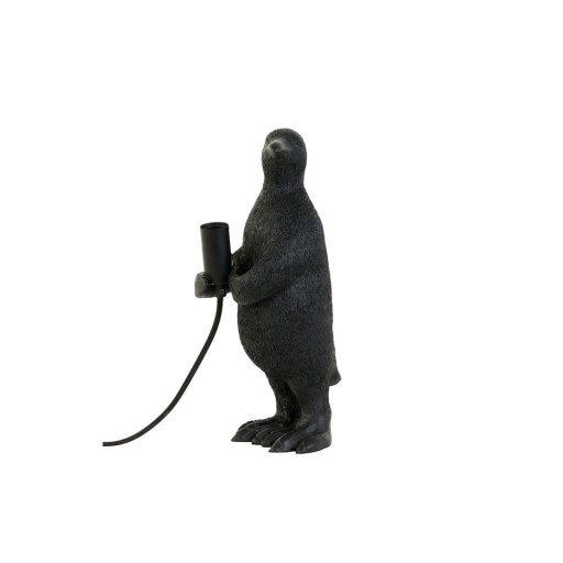 Veioză neagră (înălțime 34 cm) Penguin – Light & Living