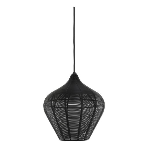 Lustră neagră ø 27 cm Alvaro – Light & Living