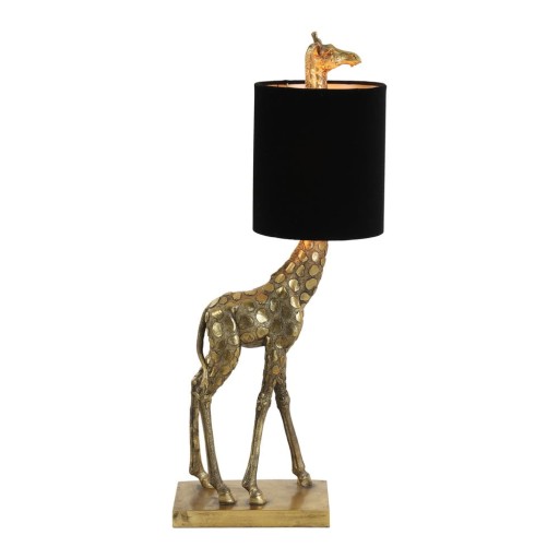 Veioză neagră/în culoarea bronz (înălțime 61 cm) Giraffe – Light & Living